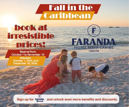 Escapada de Otoño: Cancún a un Precio Irresistible Hotel Maya Caribe Faranda Cancún Escapada de Otoño: Cancún a un Precio Irresistible Hotel Maya Caribe Faranda Cancún