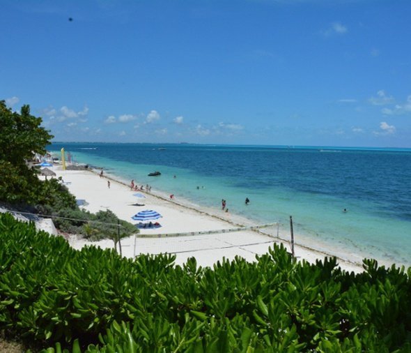 Playa privada Hotel Faranda Maya Caribe Cancún