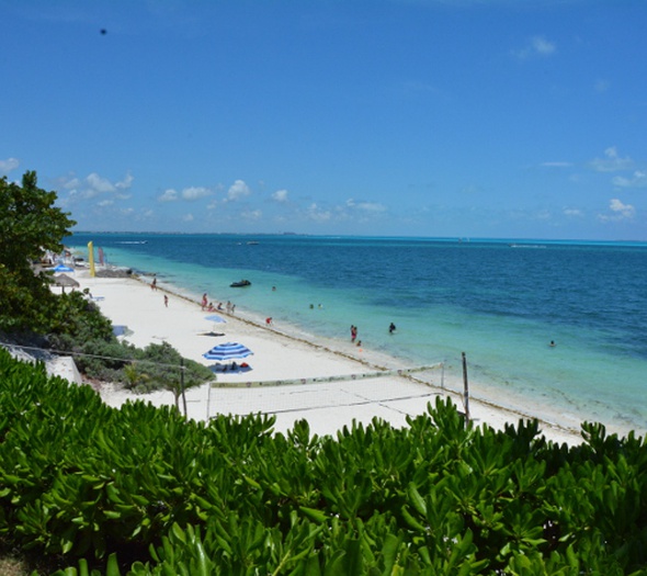 Playa privada Hotel Faranda Maya Caribe Cancún